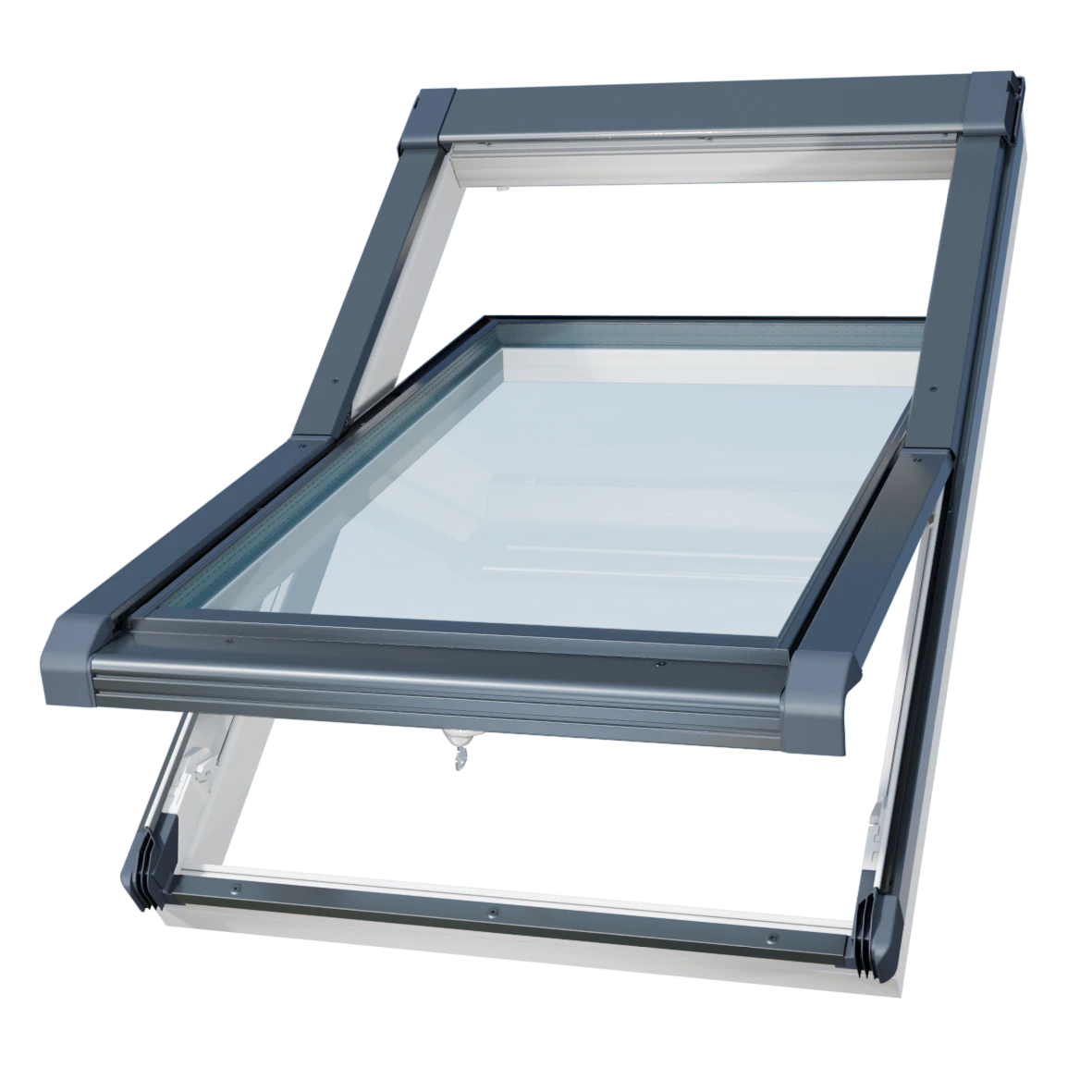 Okno dachowe z PVC obrotowe 3-szybowe OKPOL VGOV I22 55x78