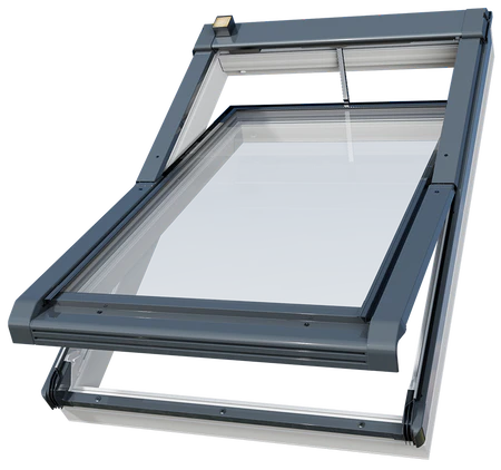 Okno dachowe z PVC obrotowe elektryczne (Wi-Fi) Okpol IGCV IQ I22 66x98