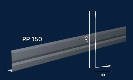 Pas podrynnowy PP150 Budmat obróbka D-MATT