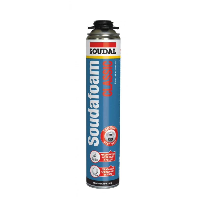 Pianka pistoletowa poliuretanowa SOUDAL Classic 750ml