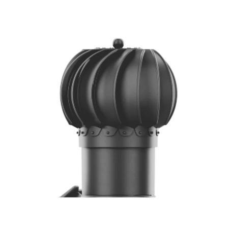 RLK-150-03-PE Kominek obrotowy Rotoline do blachodachówki profil E fi 150mm kulisty grafit