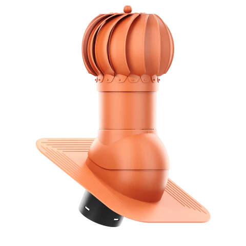 RLK-150-06-KPG Kominek obrotowy Rotoline pod gont/pape fi 150mm kulisty ceglasty