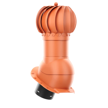 RLK-150-06-PA Kominek obrotowy Rotoline do blachodachówki profil A fi 150mm kulisty ceglasty