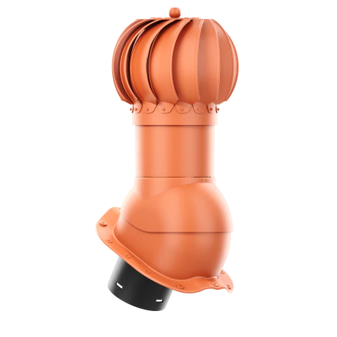 RLK-150-06-PF Kominek obrotowy Rotoline do blachodachówki profil F fi 150mm kulisty ceglasty