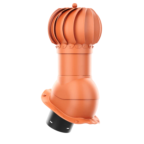 RLK-150-06-PG Kominek obrotowy Rotoline do blachodachówki profil G fi 150mm kulisty ceglasty