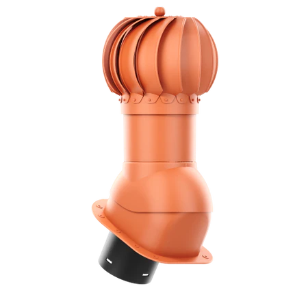 RLK-150-06-PH Kominek obrotowy Rotoline do blachodachówki profil H fi 150mm kulisty ceglasty