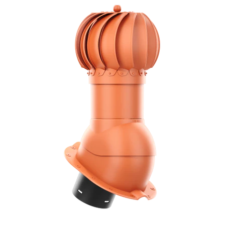 RLK-150-06-PM Kominek obrotowy Rotoline do blachodachówki profil M fi 150mm kulisty ceglasty