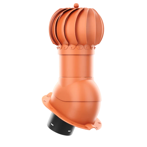RLK-150-06-PM Kominek obrotowy Rotoline do blachodachówki profil M fi 150mm kulisty ceglasty