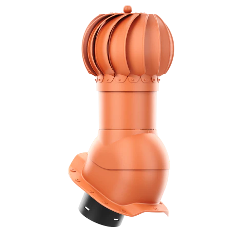 RLK-150-06-PR Kominek obrotowy Rotoline do blachodachówki profil R fi 150mm kulisty ceglasty