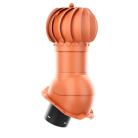 RLK-150-06-PT18 Kominek obrotowy Rotoline do blachy trapezowej profil T18 fi 150mm kulisty ceglasty