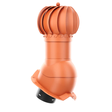 RLK-150-06-PT35 Kominek obrotowy Rotoline do blachy trapezowej profil T35 fi 150mm kulisty ceglasty