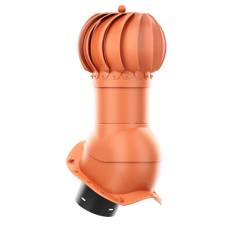 RLK-150-06-PX Kominek obrotowy Rotoline do blachodachówki profil X fi 150mm kulisty ceglasty