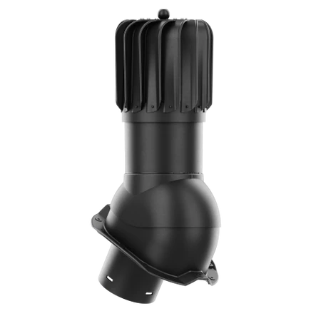 RLP-150-02-PT18 Kominek obrotowy Rotoline do blachy trapezowej profil T18 fi 150mm podłużny czarny