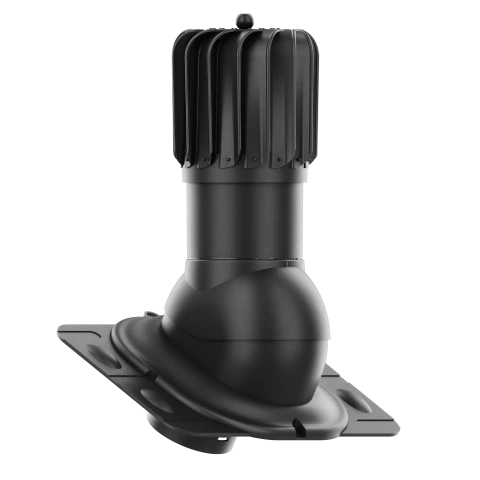 RLP-150-02-UNI Kominek obrotowy Rotoline uniwersalny fi 150mm podłużny czarny