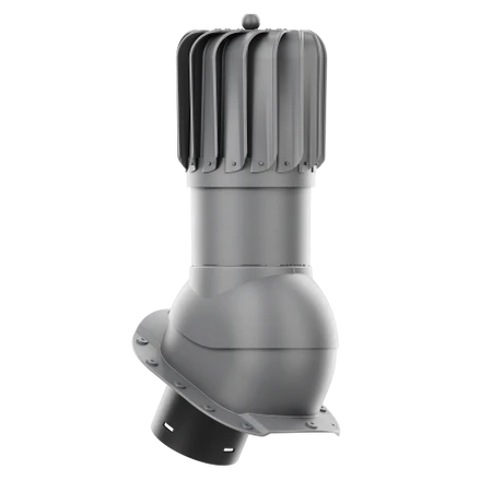 RLP-150-03-PA Kominek obrotowy Rotoline do blachodachówki profil A fi 150mm podłużny grafit