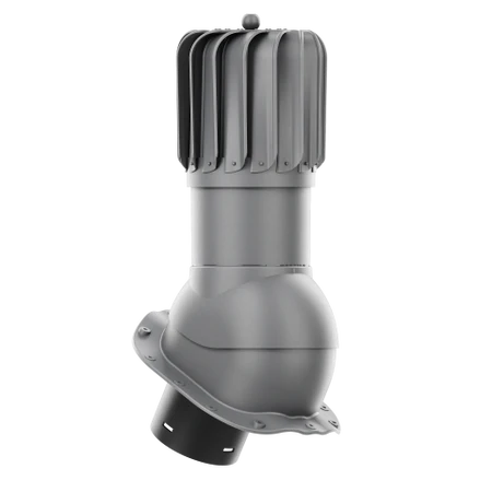 RLP-150-03-PG Kominek obrotowy Rotoline do blachodachówki profil G fi 150mm podłużny grafit