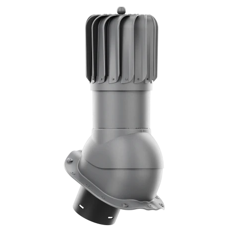 RLP-150-03-PG Kominek obrotowy Rotoline do blachodachówki profil G fi 150mm podłużny grafit