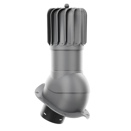 RLP-150-03-PN Kominek obrotowy Rotoline do blachodachówki profil N fi 150mm podłużny grafit