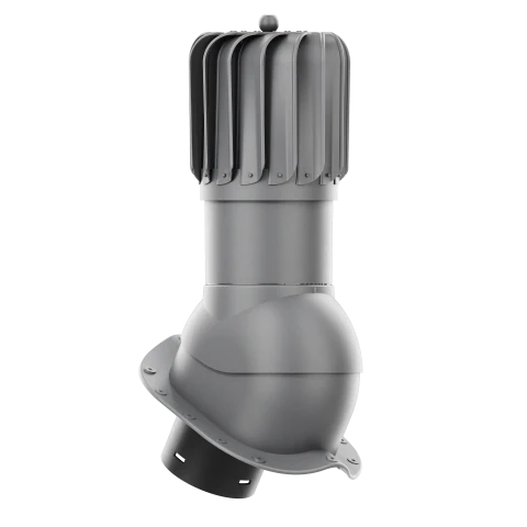 RLP-150-03-PN Kominek obrotowy Rotoline do blachodachówki profil N fi 150mm podłużny grafit