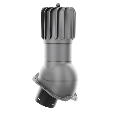 RLP-150-03-PT18 Kominek obrotowy Rotoline do blachy trapezowej profil T18 fi 150mm podłużny grafit