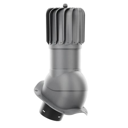 RLP-150-03-PW Kominek obrotowy Rotoline do blachodachówki profil W fi 150mm podłużny grafit