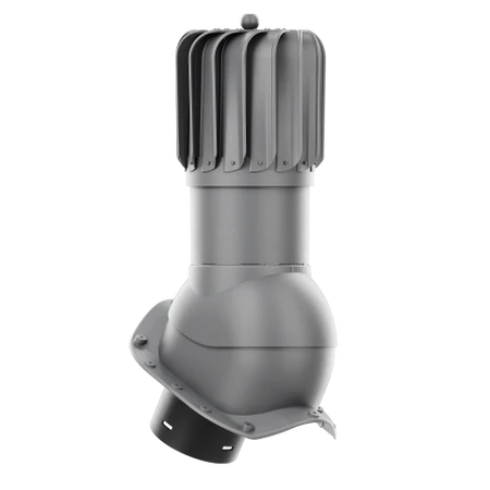 RLP-150-03-PX Kominek obrotowy Rotoline do blachodachówki profil X fi 150mm podłużny grafit