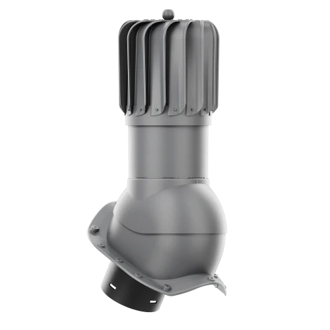 RLP-150-03-PX Kominek obrotowy Rotoline do blachodachówki profil X fi 150mm podłużny grafit