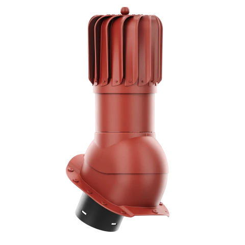 RLP-150-04-PA Kominek obrotowy Rotoline do blachodachówki profil A fi 150mm podłużny czerwony