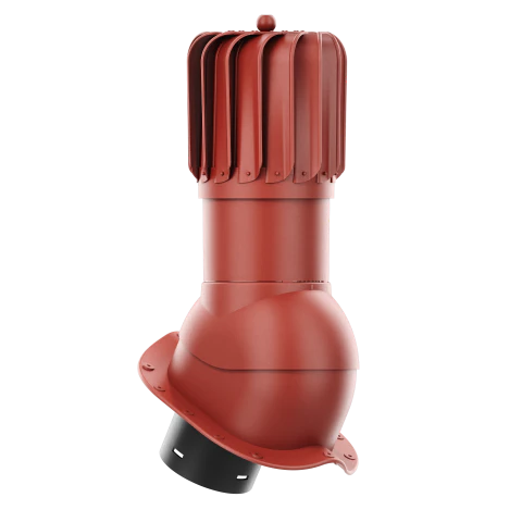 RLP-150-04-PN Kominek obrotowy Rotoline do blachodachówki profil N fi 150mm podłużny czerwony
