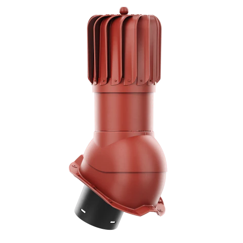 RLP-150-04-PT18 Kominek obrotowy Rotoline do blachy trapezowej profil T18 fi 150mm podłużny czerwony