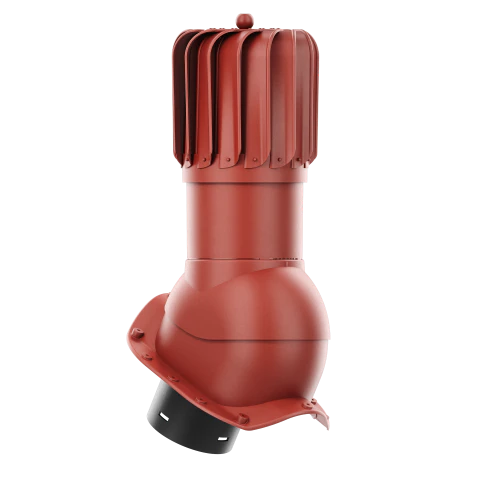 RLP-150-04-PX Kominek obrotowy Rotoline do blachodachówki profil X fi 150mm podłużny czerwony