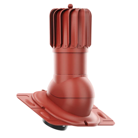 RLP-150-04-UNI Kominek obrotowy Rotoline uniwersalny fi 150mm podłużny czerwony