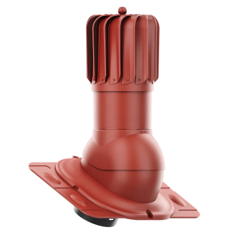 RLP-150-04-UNI Kominek obrotowy Rotoline uniwersalny fi 150mm podłużny czerwony