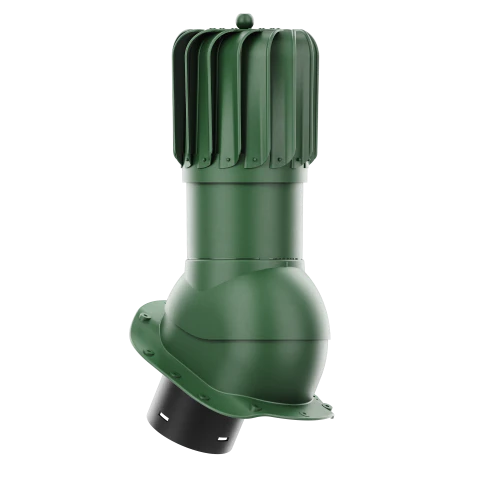 RLP-150-05-PB Kominek obrotowy Rotoline do blachodachówki profil B fi 150mm podłużny zielony