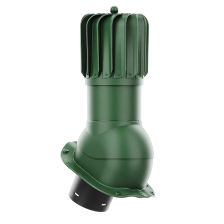 RLP-150-05-PG Kominek obrotowy Rotoline do blachodachówki profil G fi 150mm podłużny zielony