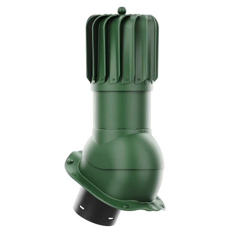 RLP-150-05-PG Kominek obrotowy Rotoline do blachodachówki profil G fi 150mm podłużny zielony