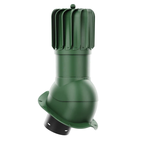 RLP-150-05-PN Kominek obrotowy Rotoline do blachodachówki profil N fi 150mm podłużny zielony