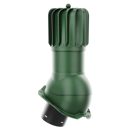 RLP-150-05-PT18 Kominek obrotowy Rotoline do blachy trapezowej profil T18 fi 150mm podłużny zielony