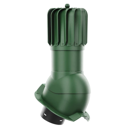 RLP-150-05-PT35 Kominek obrotowy Rotoline do blachy trapezowej profil T35 fi 150mm podłużny zielony