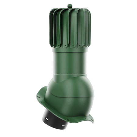 RLP-150-05-PW Kominek obrotowy Rotoline do blachodachówki profil W fi 150mm podłużny zielony