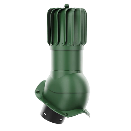 RLP-150-05-PX Kominek obrotowy Rotoline do blachodachówki profil X fi 150mm podłużny zielony