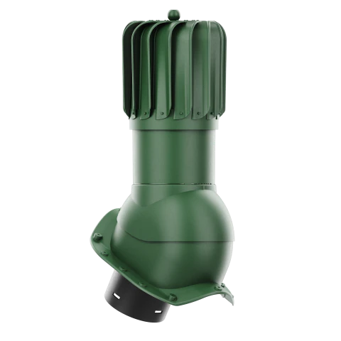 RLP-150-05-PX Kominek obrotowy Rotoline do blachodachówki profil X fi 150mm podłużny zielony