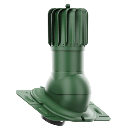 RLP-150-05-UNI Kominek obrotowy Rotoline uniwersalny fi 150mm podłużny Zielony