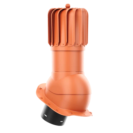 RLP-150-06-PB Kominek obrotowy Rotoline do blachodachówki profil B fi 150mm podłużny ceglasty