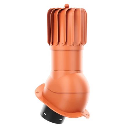 RLP-150-06-PN Kominek obrotowy Rotoline do blachodachówki profil N fi 150mm podłużny ceglasty
