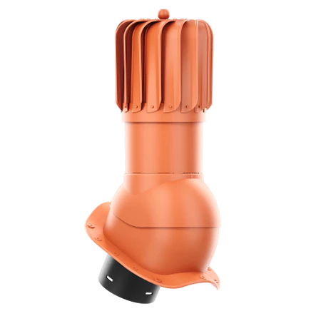 RLP-150-06-PW Kominek obrotowy Rotoline do blachodachówki profil W fi 150mm podłużny ceglasty