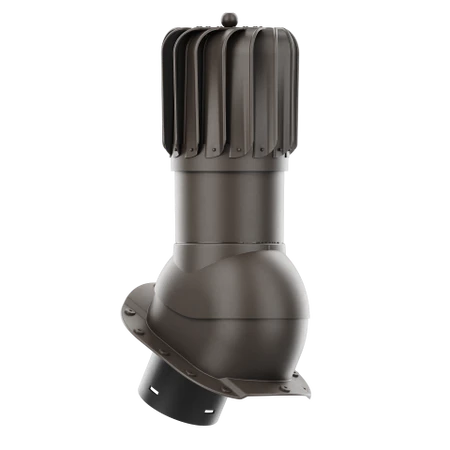 RLP-150-07-PA Kominek obrotowy Rotoline do blachodachówki profil A fi 150mm podłużny ciemny brąz