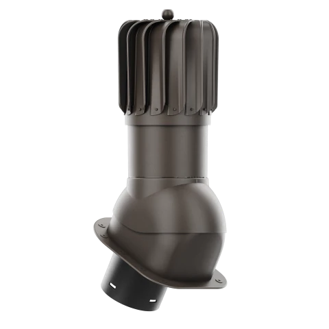 RLP-150-07-PH Kominek obrotowy Rotoline do blachodachówki profil H fi 150mm podłużny ciemny brąz