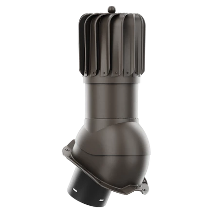 RLP-150-07-PT18 Kominek obrotowy Rotoline do blachy trapezowej profil T18 fi 150mm podłużny ciemny brąz