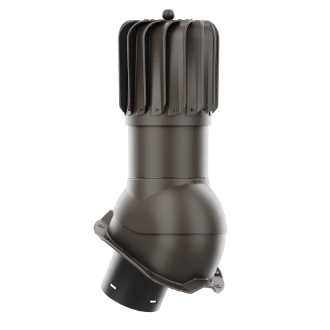 RLP-150-07-PT18 Kominek obrotowy Rotoline do blachy trapezowej profil T18 fi 150mm podłużny ciemny brąz